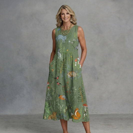 Carol Relaxed Linen Dress